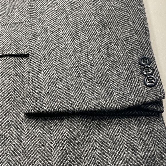 Wm. H. Leishman: British-Made Tweed double breasted Overcoat Size 44/54Eu/Large - Picture 6 of 13